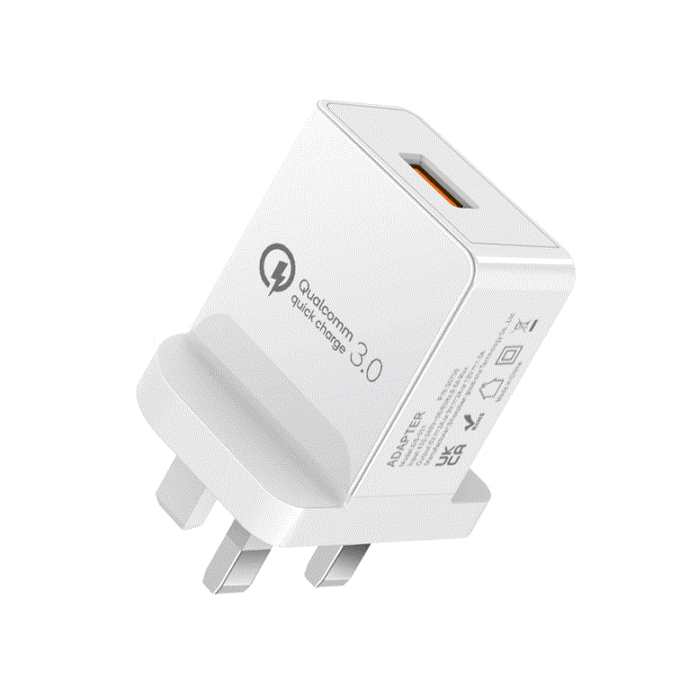 18W USB A Charger - UK Plug
