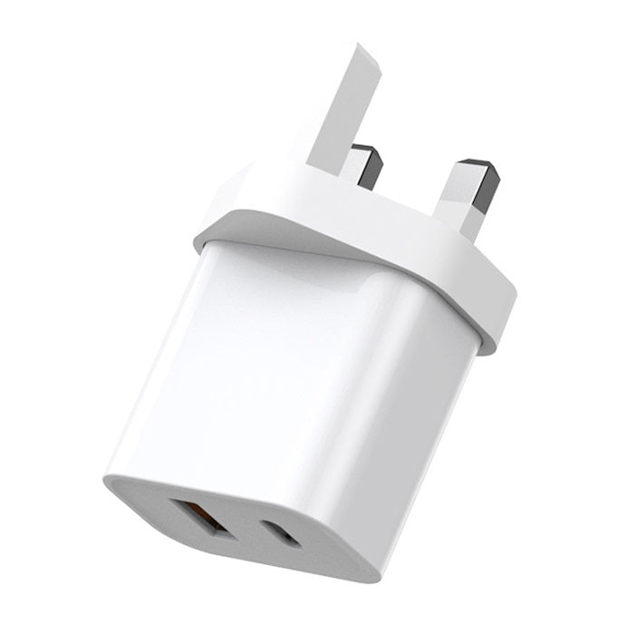 20W GaN PD USB C+A Charger - UK Plug