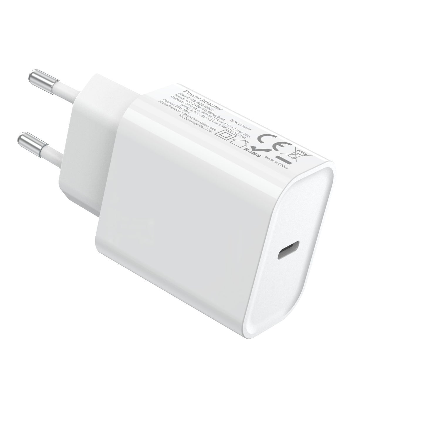 25W GaN PD USB C Charger - EU Plug