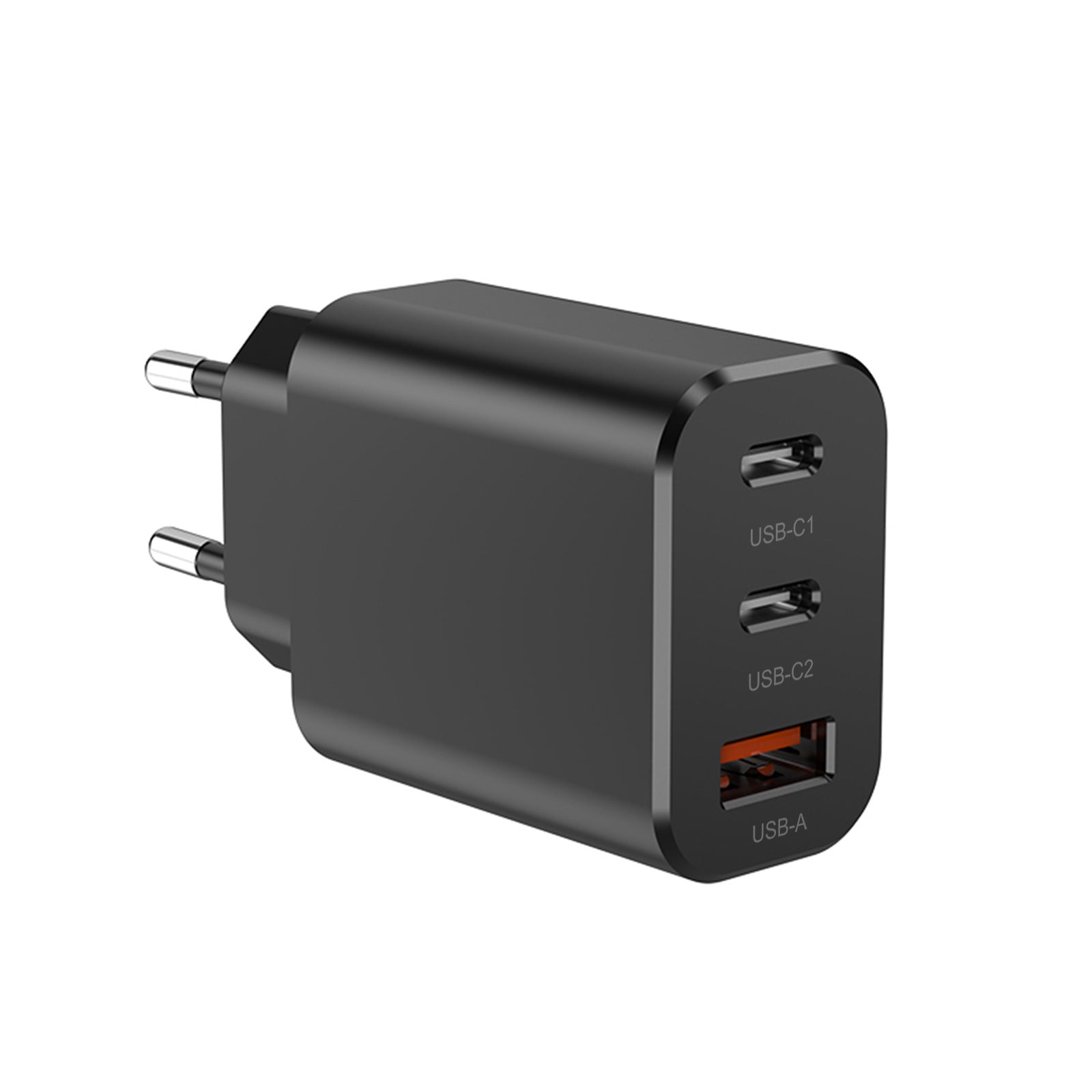 30W GaN PD USB 2C1A Charger - EU Plug