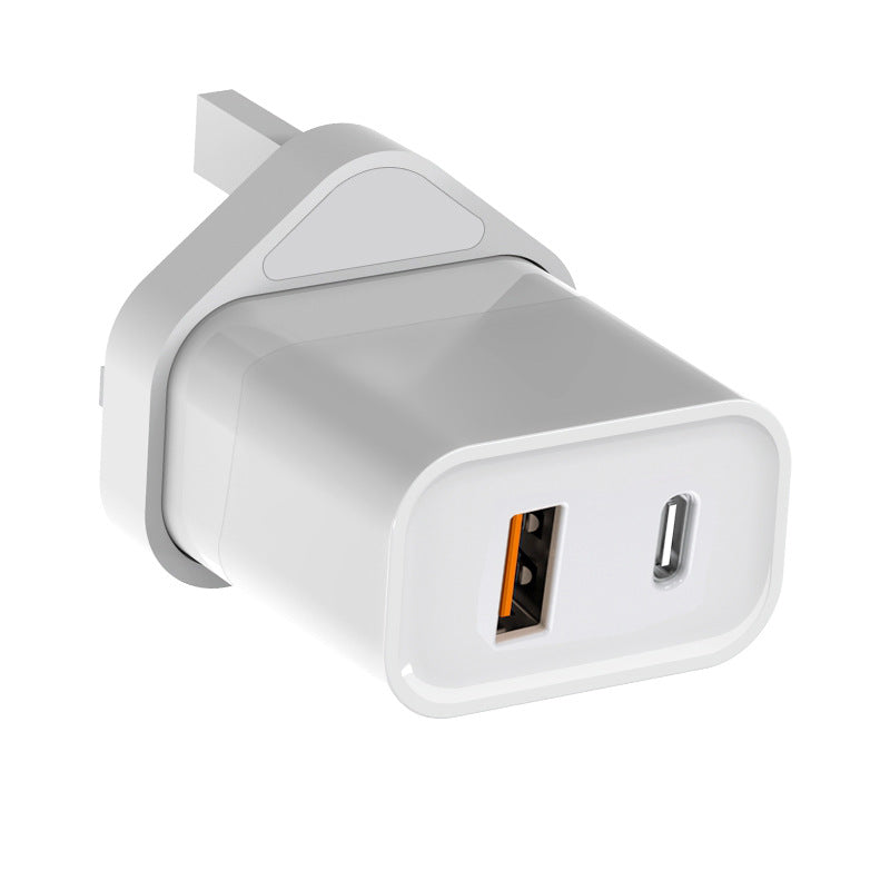 30W GaN PD USB A+C Charger - UK Plug