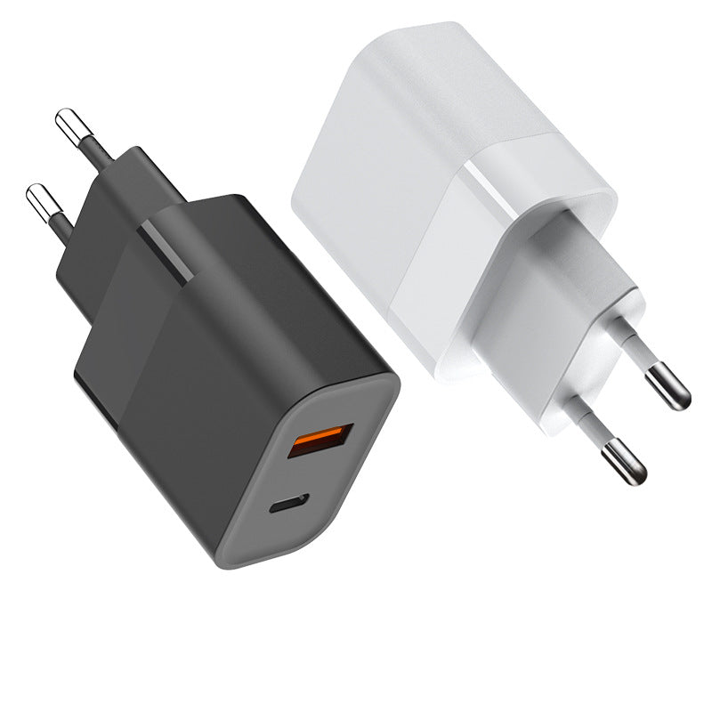 30W GaN PD USB A+C Charger - EU Plug