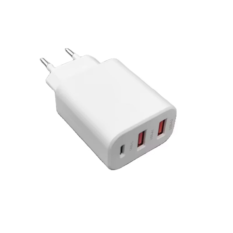 30W GaN PD USB 2A1C Charger - EU Plug