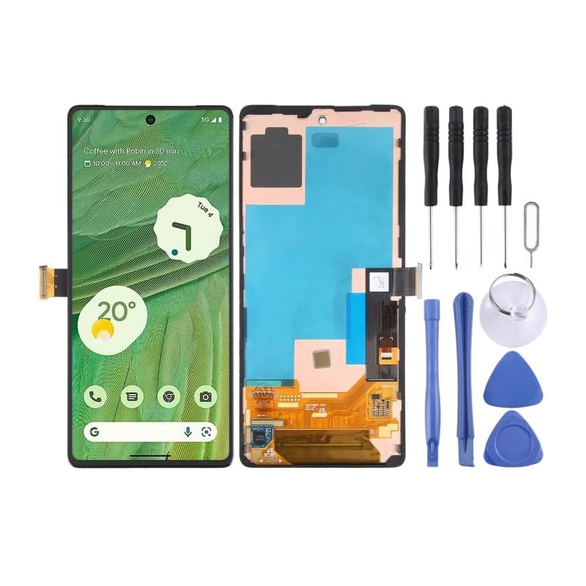 Oled Assembly With Frame For Google Pixel 6 Pro (Support Fingerprint)