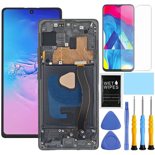 AMOLED Display Assembly With Frame for Samsung Galaxy S10 Lite