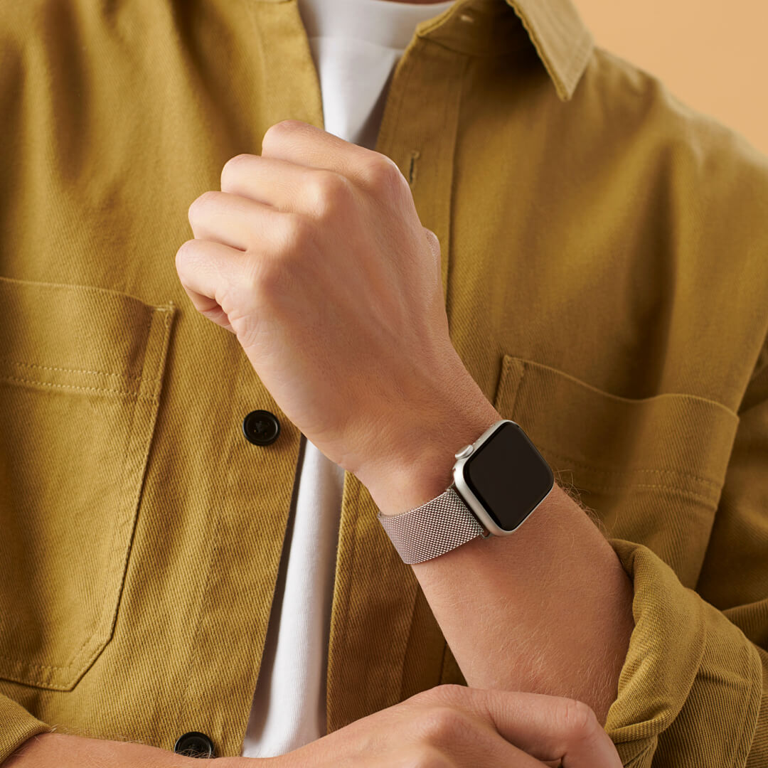 Milanese Loop Apple Watch Band - Silver
