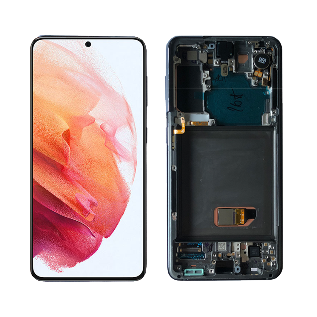 AMOLED Display Assembly With Frame for Samsung Galaxy S21