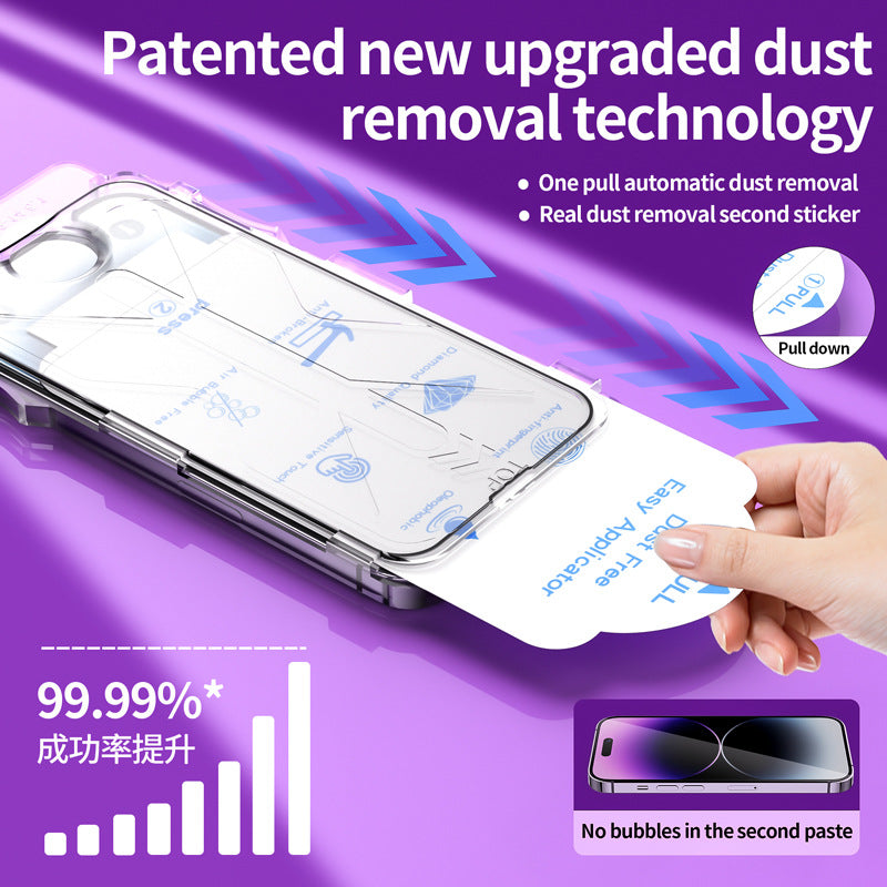 Ultra HD Screen Protector with Easy Applicator For Iphone 15 14 13 12