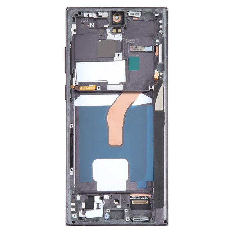 AMOLED Display Assembly With Frame for Samsung Galaxy S22 Ultra
