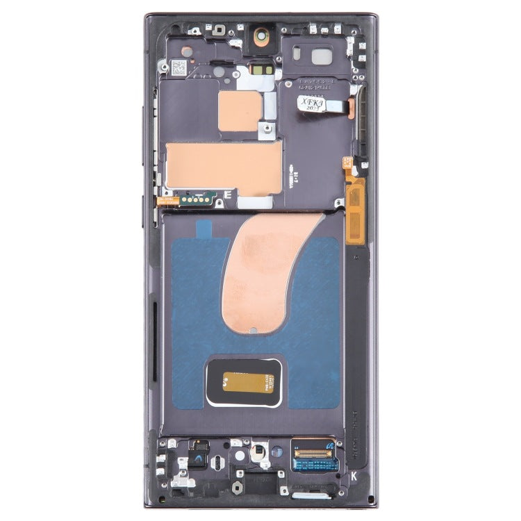 AMOLED Display Assembly With Frame for Samsung Galaxy S23 Ultra
