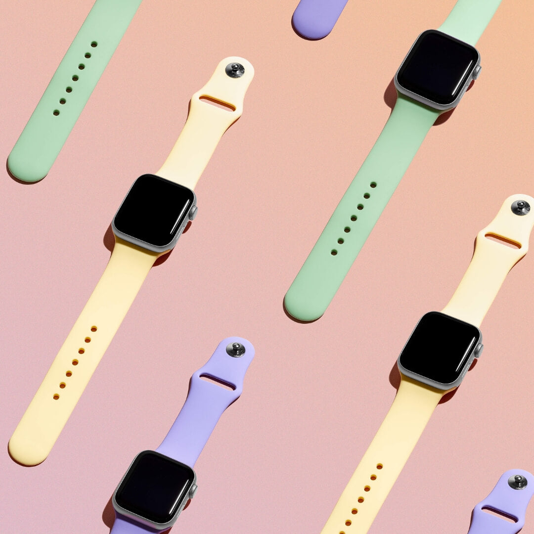 Classic Silicone Apple Watch Band - Buttercream