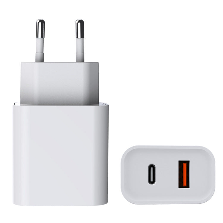 20W GaN PD USB C+A Charger - EU Plug