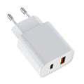 20W GaN PD USB C+A Charger - EU Plug