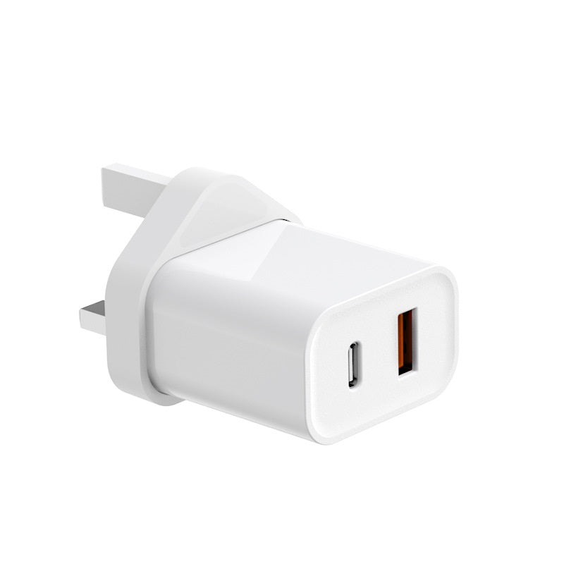 20W GaN PD USB C+A Charger - UK Plug