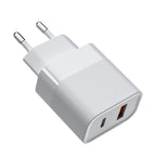 30W GaN PD USB A+C  Charger - EU Plug