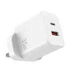 35W GaN PD USB A+C  Charger - UK Plug