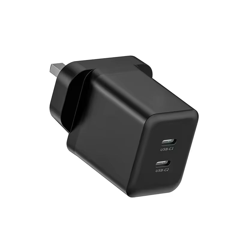 35W GaN PD USB C X2 Charger - UK Plug