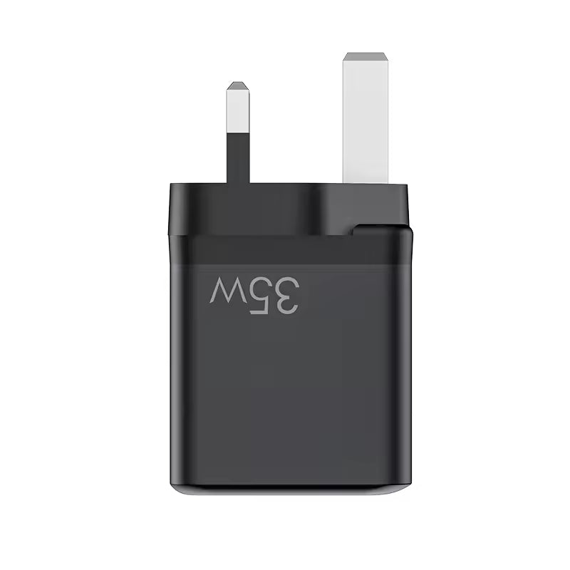 35W GaN PD USB C X2 Charger - UK Plug