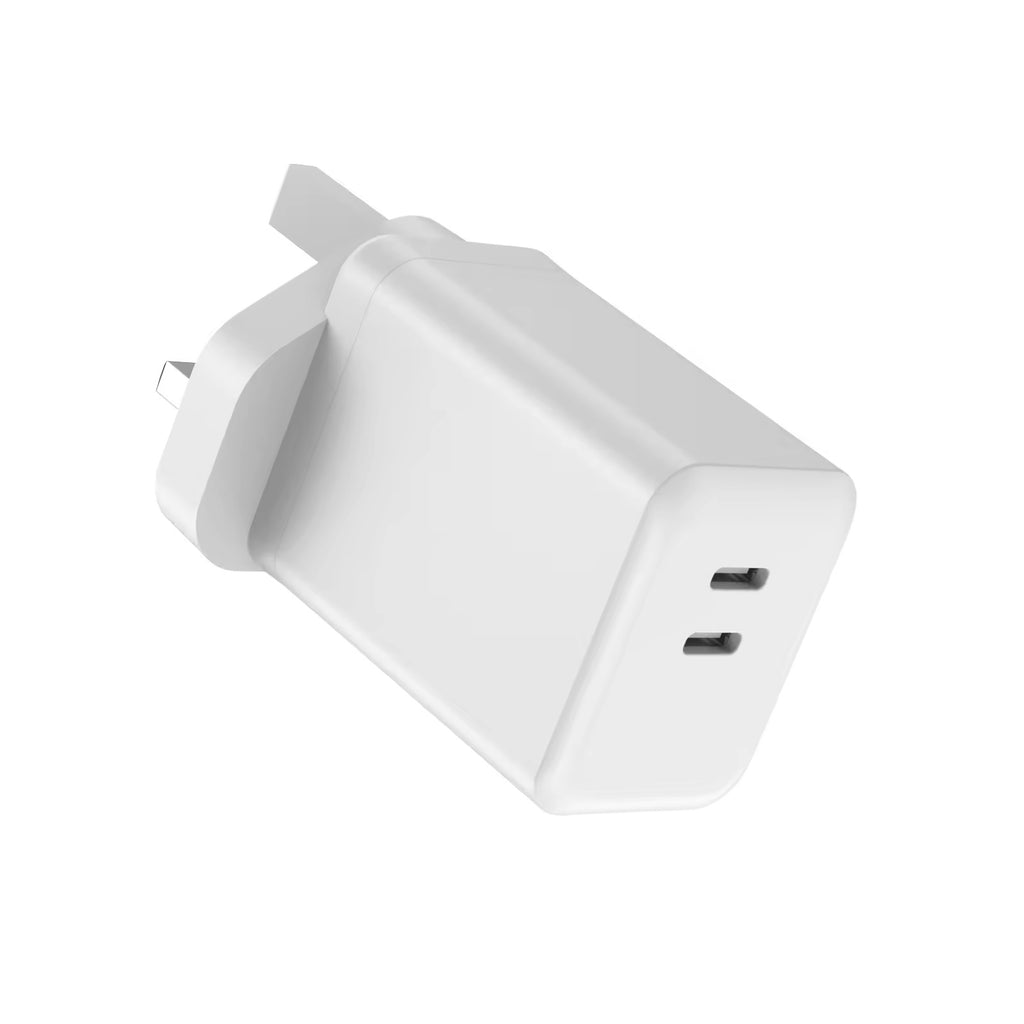 45W GaN PD USB 2C  Charger - UK Plug