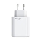 48W GaN PD USB A+C  Charger - EU Plug (1A1C)