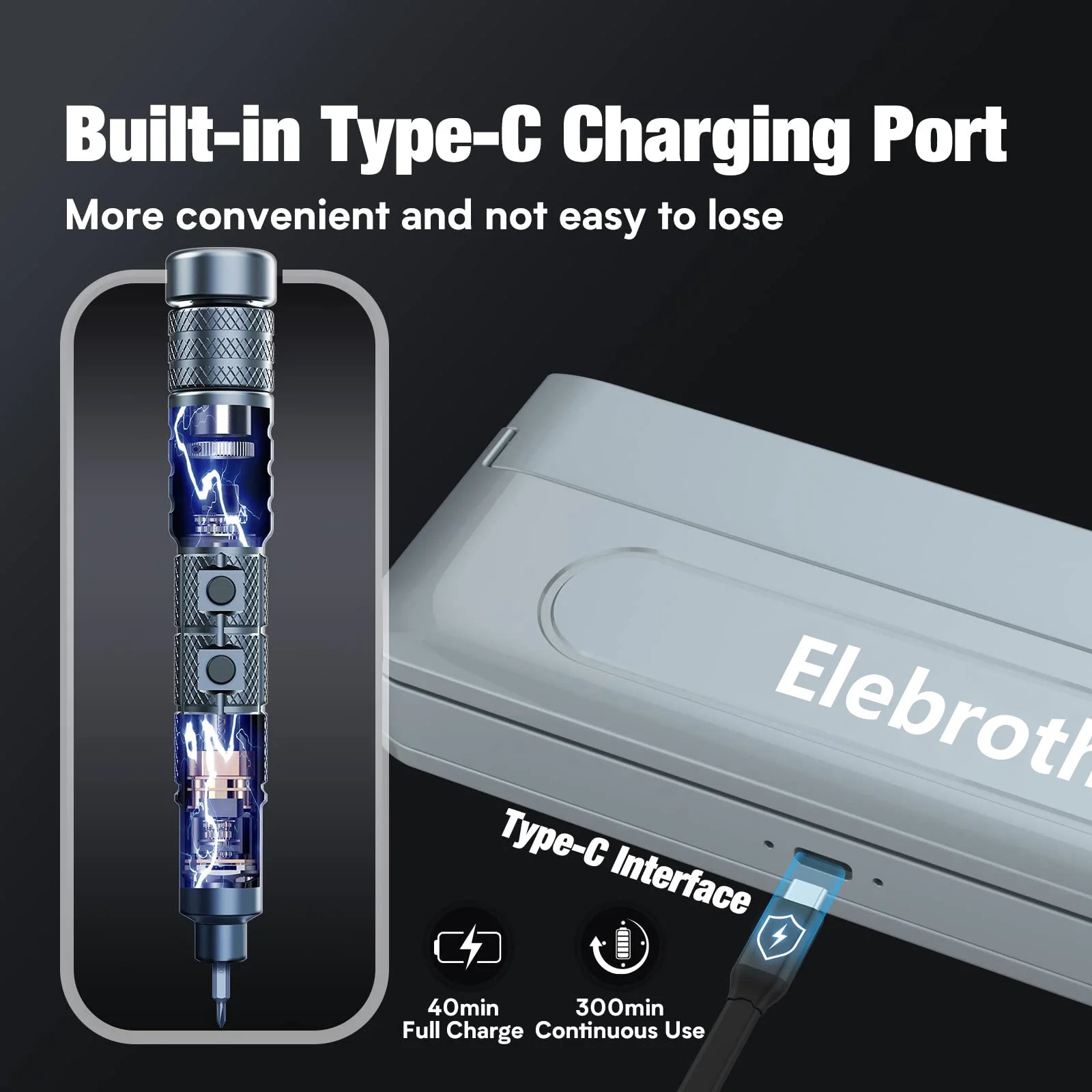 Cordless Electric Screwdriver Set