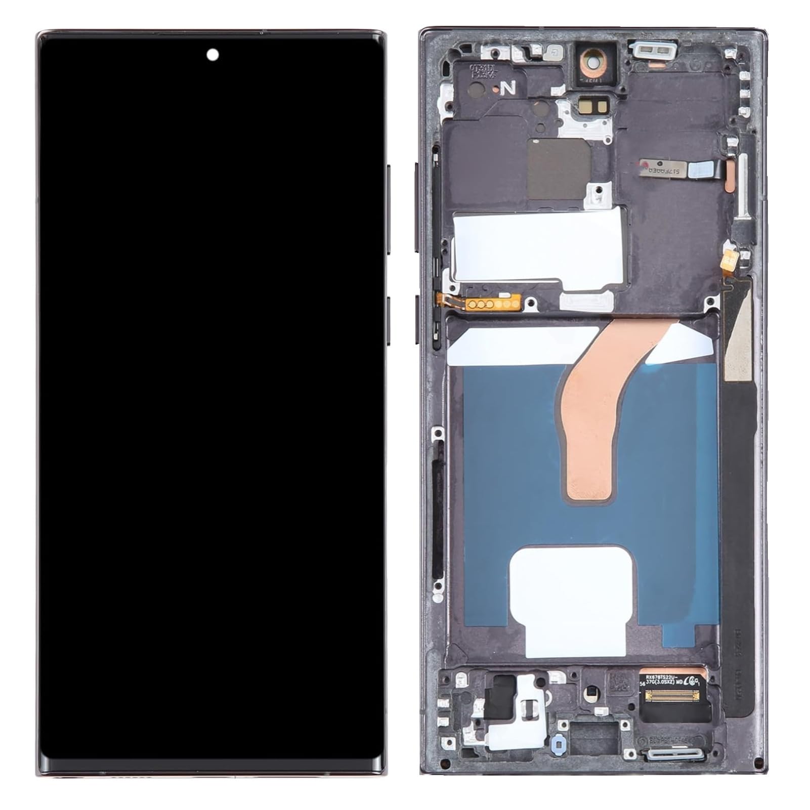 AMOLED Display Assembly With Frame for Samsung Galaxy S22 Ultra