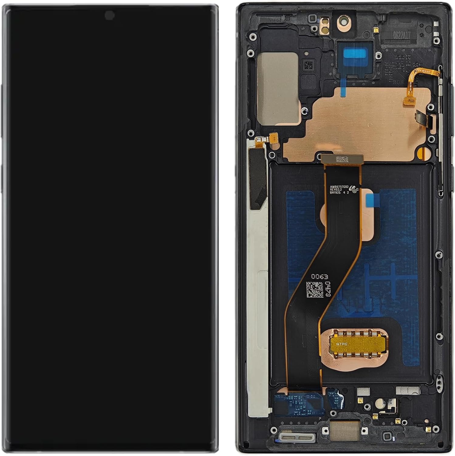AMOLED Display Assembly With Frame for Samsung Galaxy  Note 10 Plus
