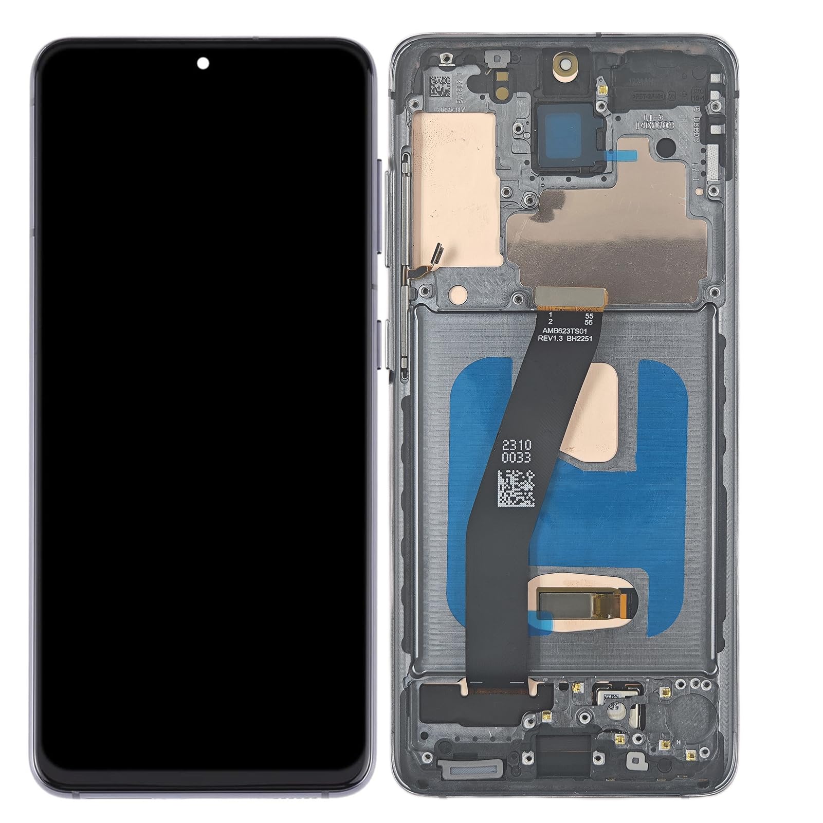 AMOLED Display Assembly With Frame for Samsung Galaxy S20