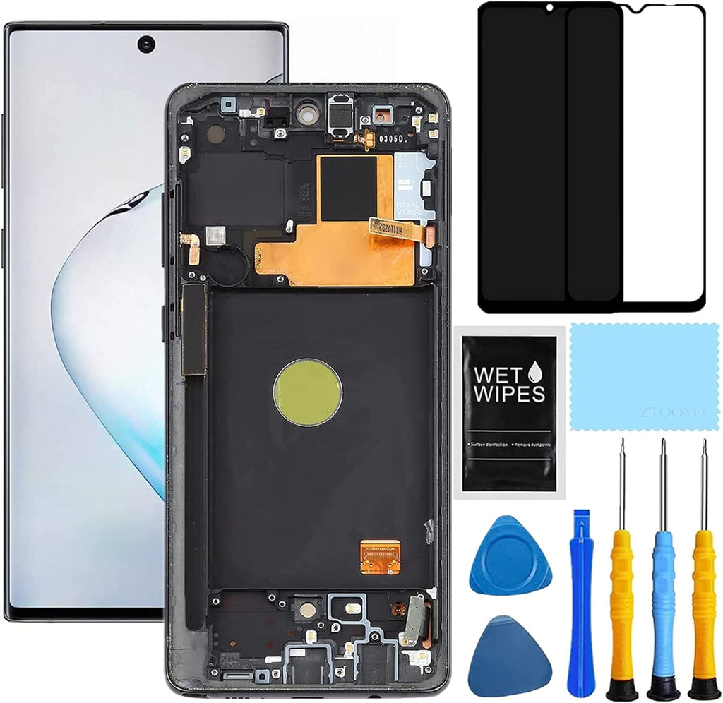 AMOLED Display Assembly With Frame for Samsung Galaxy Note 10 Lite