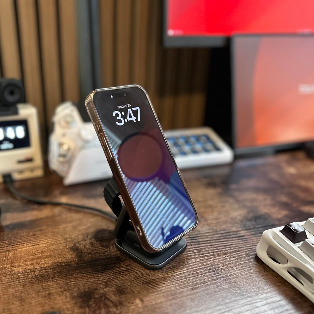 Foldaway 3-In-1 Qi2 Aluminum Alloy Wireless Charger