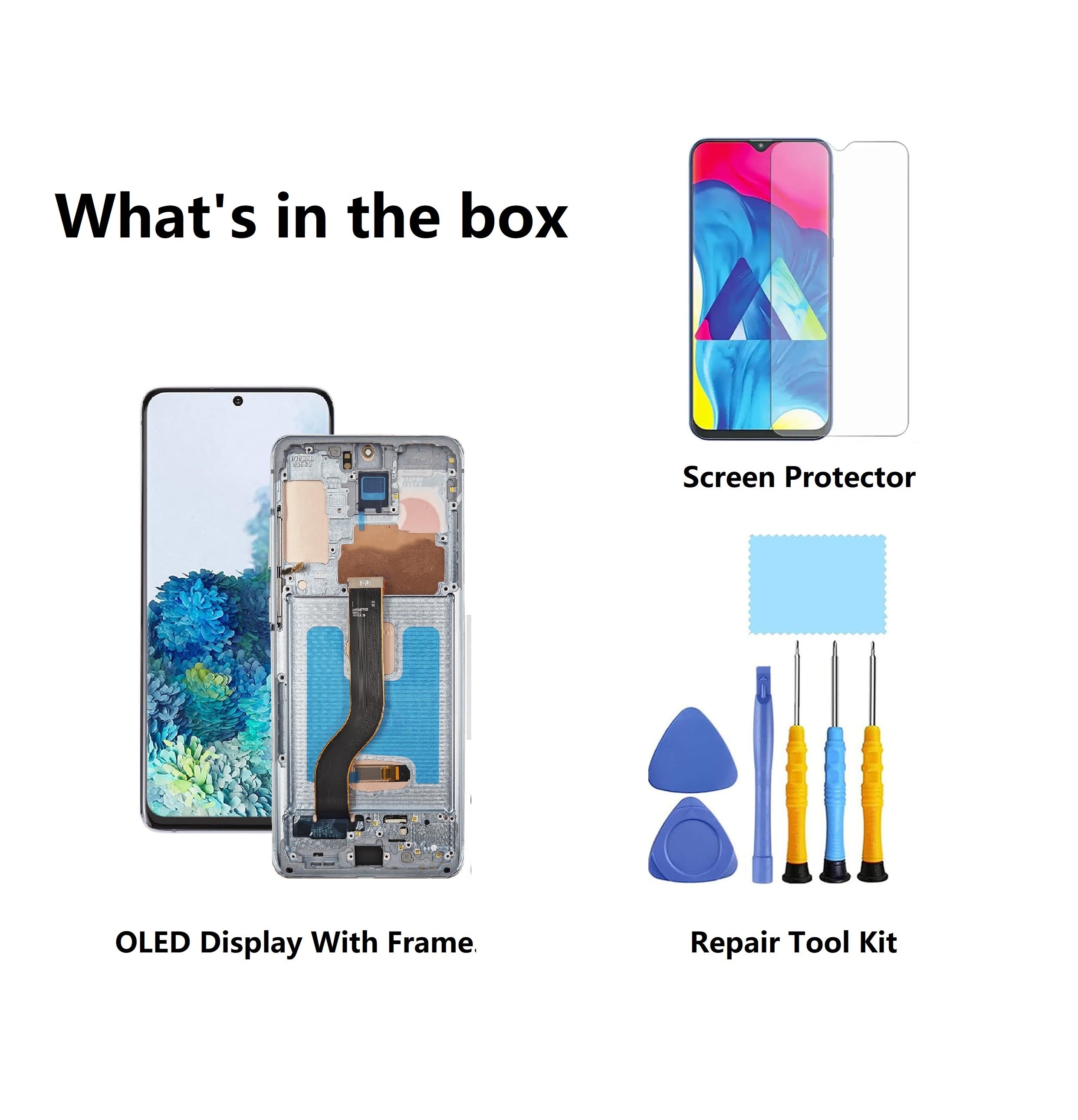 AMOLED Display Assembly With Frame for Samsung Galaxy S21 Plus