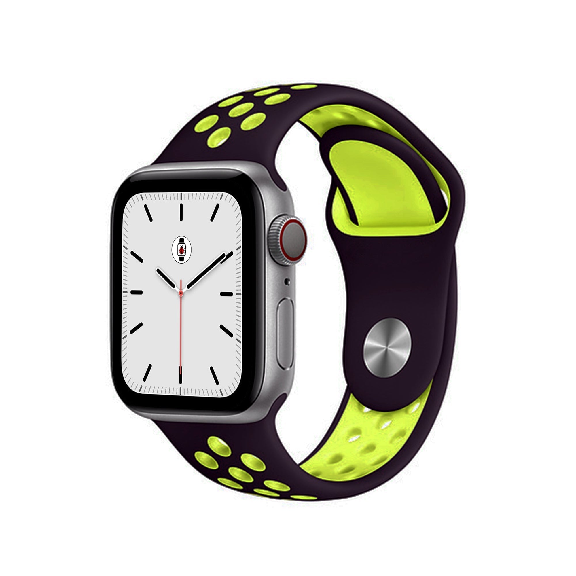 Black & Green Sport Fit Apple Watch Band