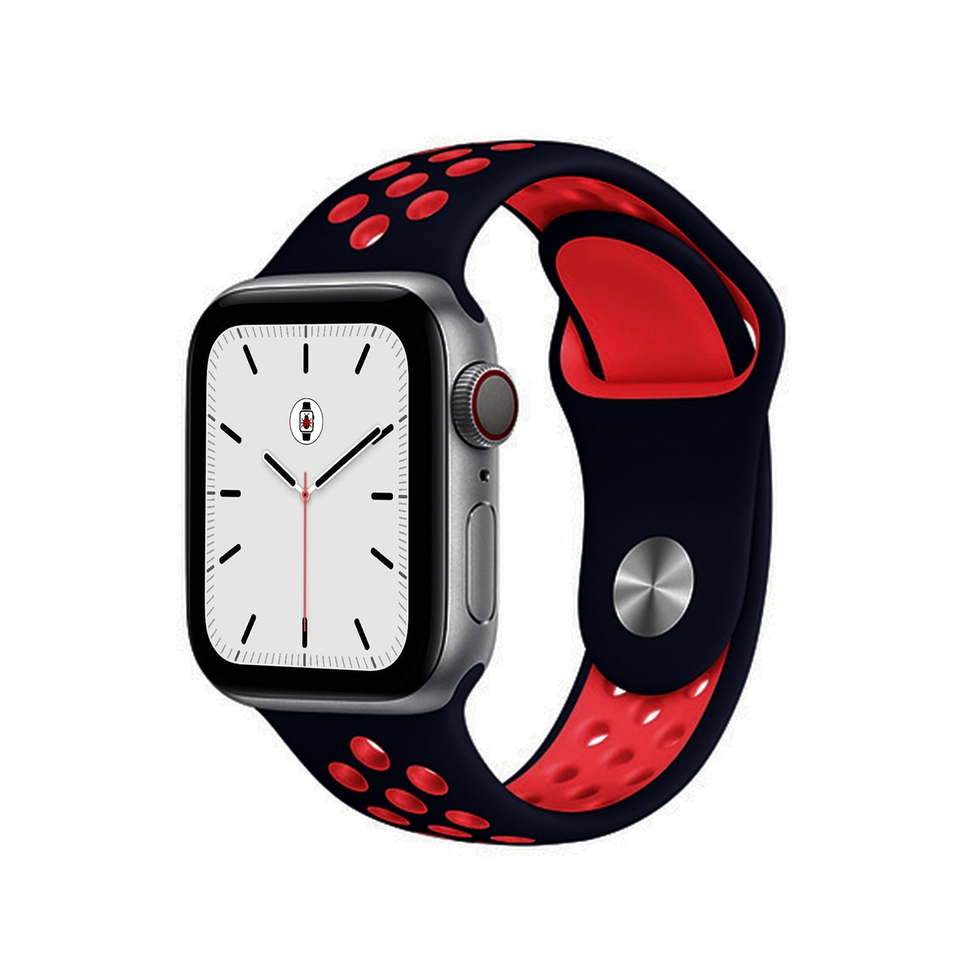 Black & Red Sport Fit Apple Watch Band