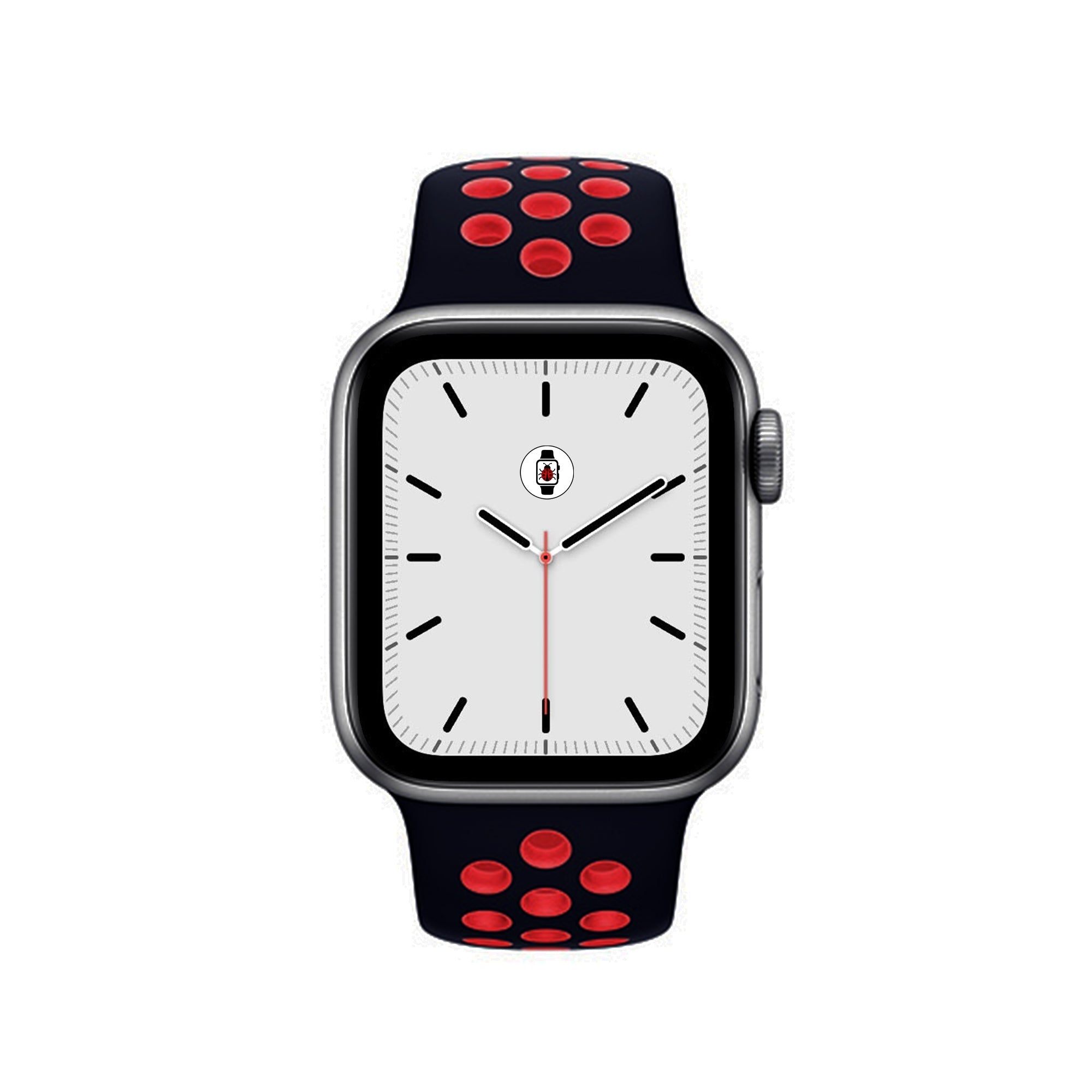 Black & Red Sport Fit Apple Watch Band