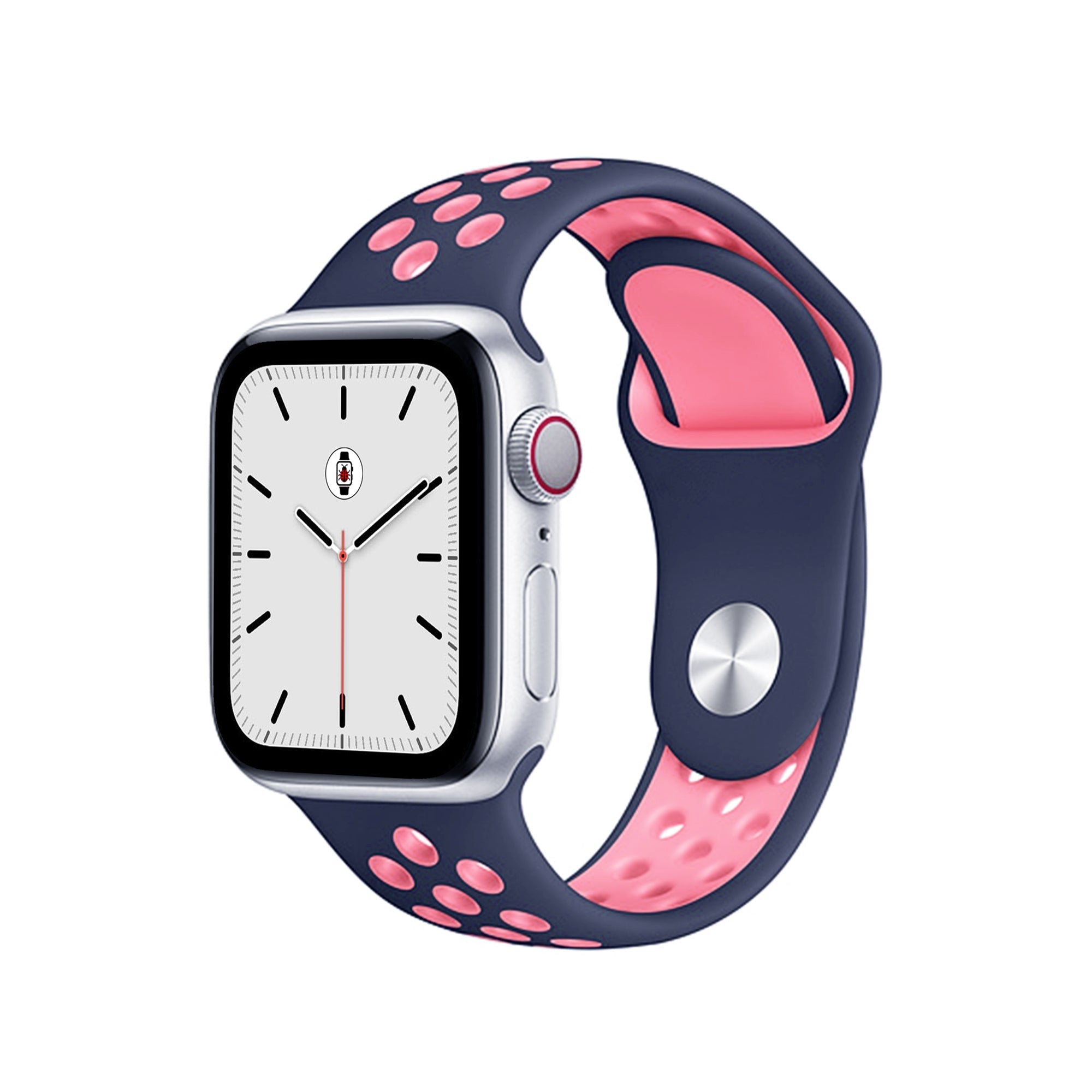 Blue & Pink Sport Fit Apple Watch Band