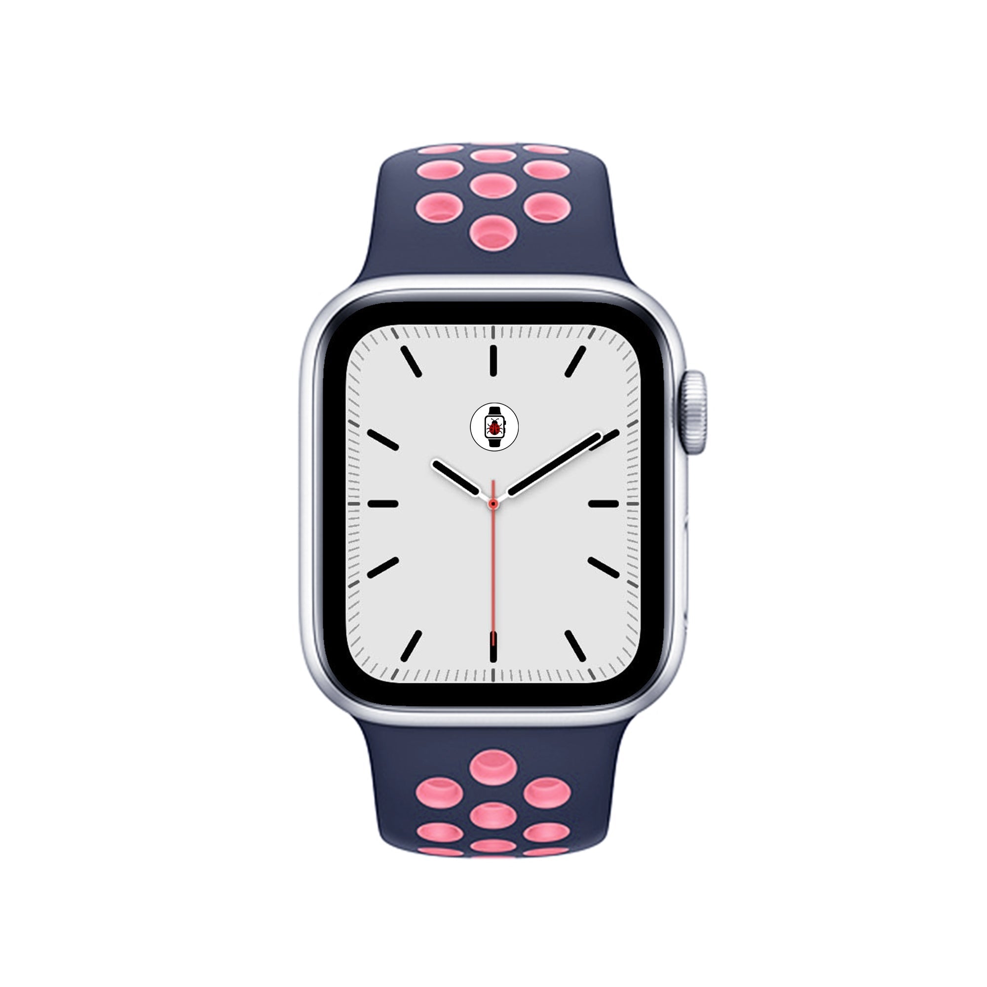 Blue & Pink Sport Fit Apple Watch Band