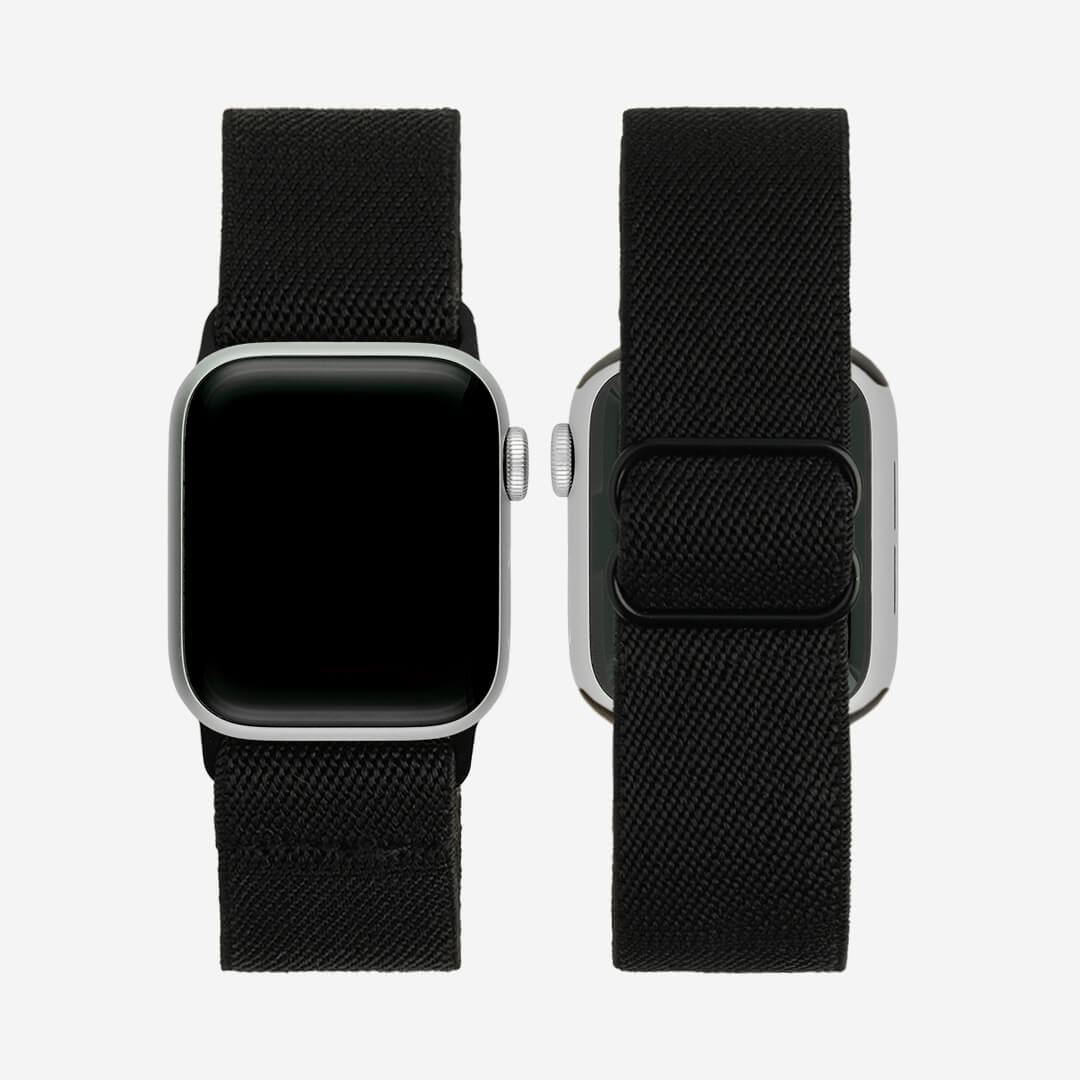 Bondi Nylon Loop Apple Watch Band - Black