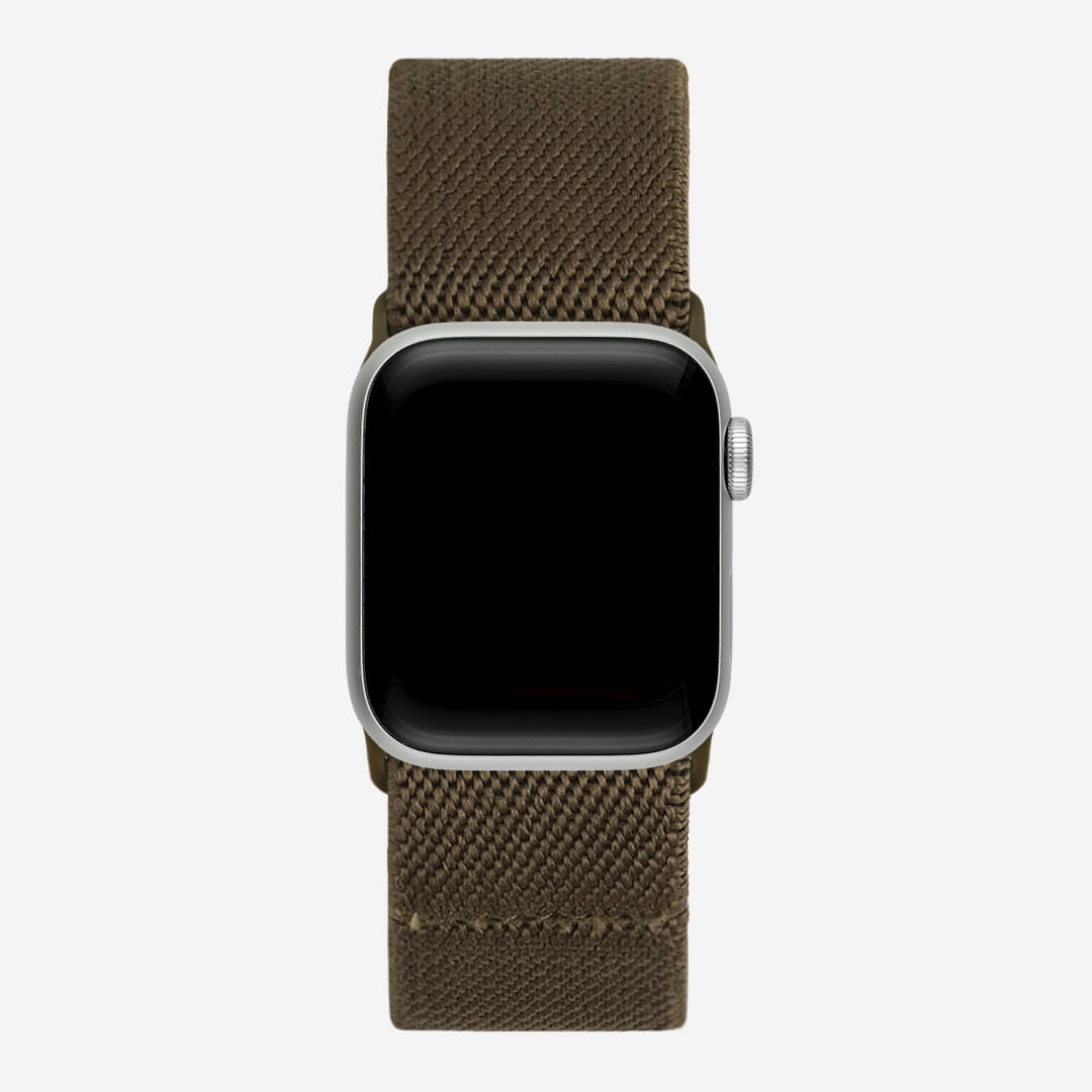 Bondi Nylon Loop Apple Watch Band - Olive