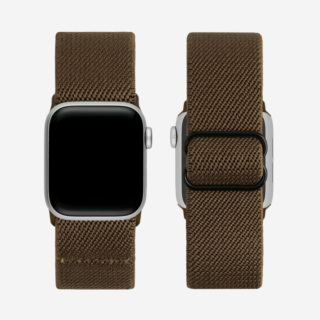 Bondi Nylon Loop Apple Watch Band - Olive