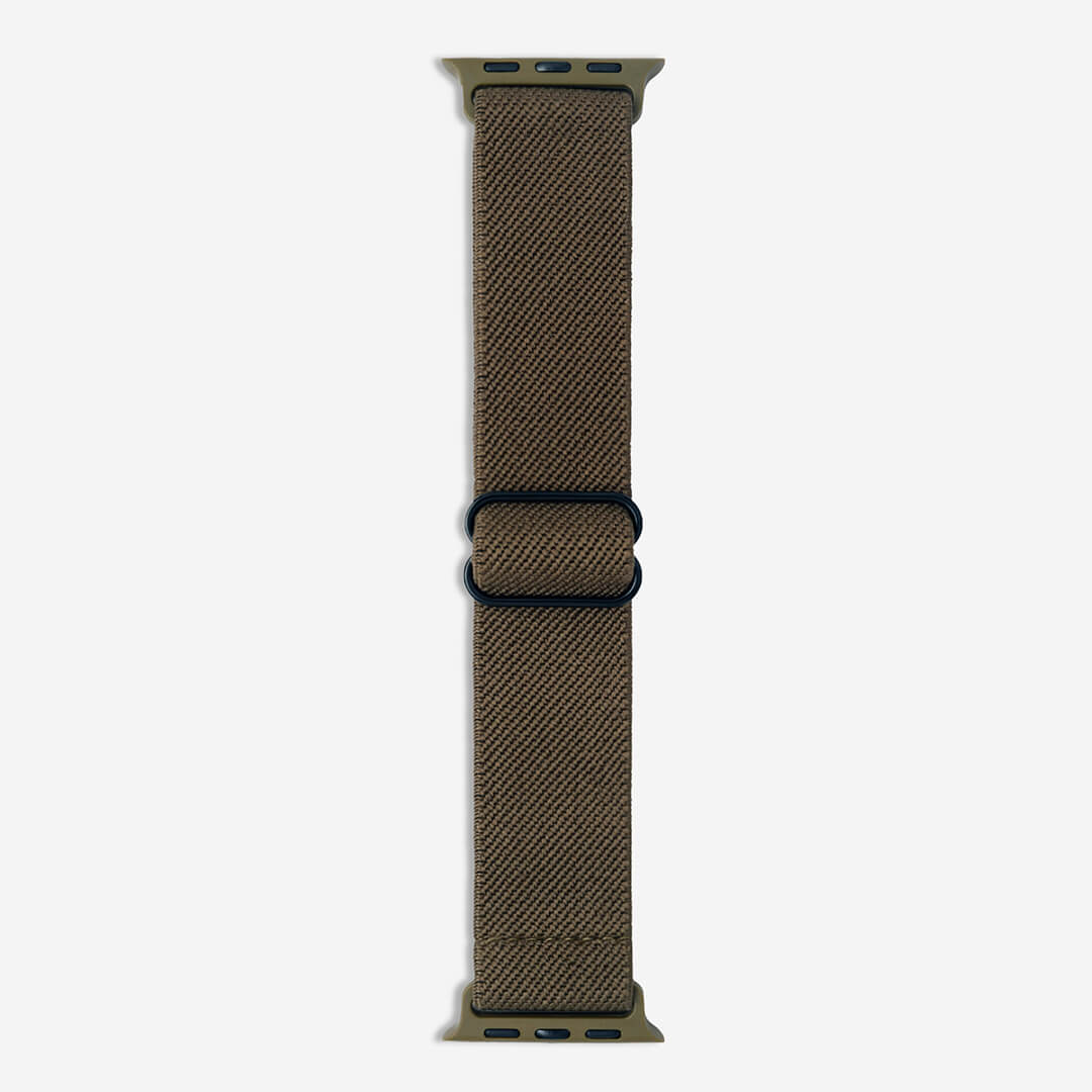 Bondi Nylon Loop Apple Watch Band - Olive