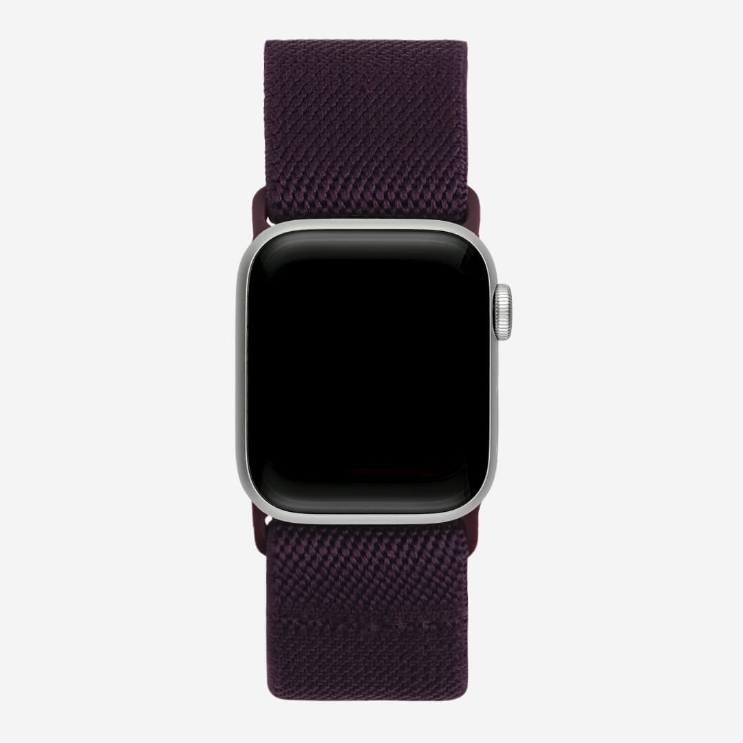 Bondi Nylon Loop Apple Watch Band - Raisin