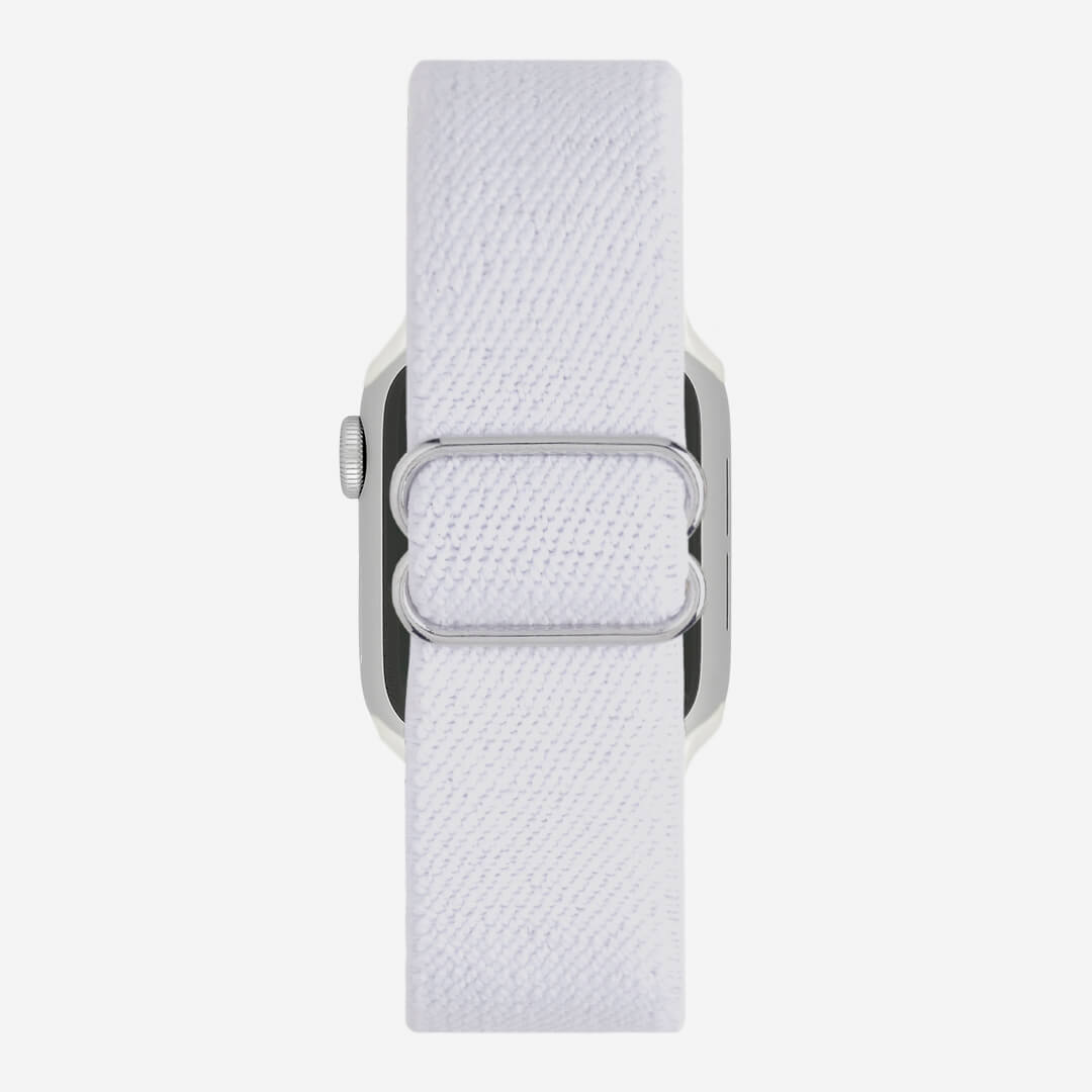 Bondi Nylon Loop Apple Watch Band - White