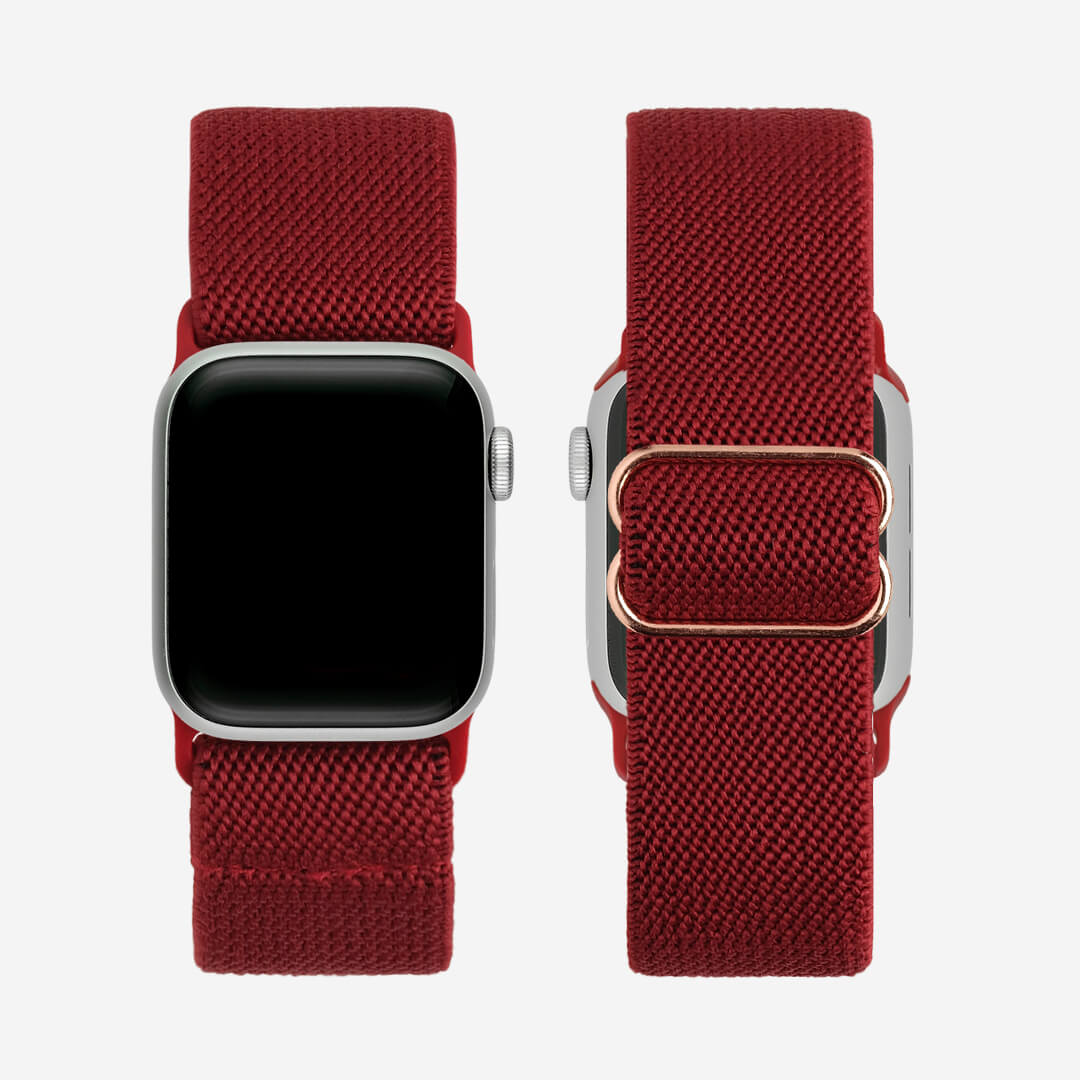 Bondi Nylon Loop Apple Watch Band - Wine