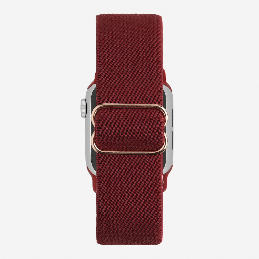 Bondi Nylon Loop Apple Watch Band - Wine