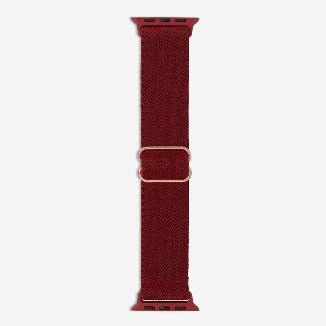 Bondi Nylon Loop Apple Watch Band - Wine