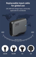 5 Ports 188W GaN  Fast Charger Station