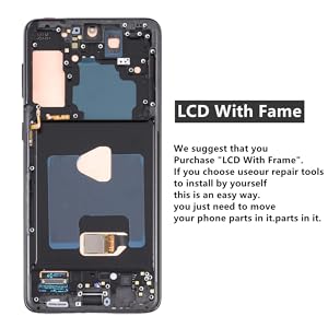 AMOLED Display Assembly With Frame for Samsung Galaxy S21 Plus