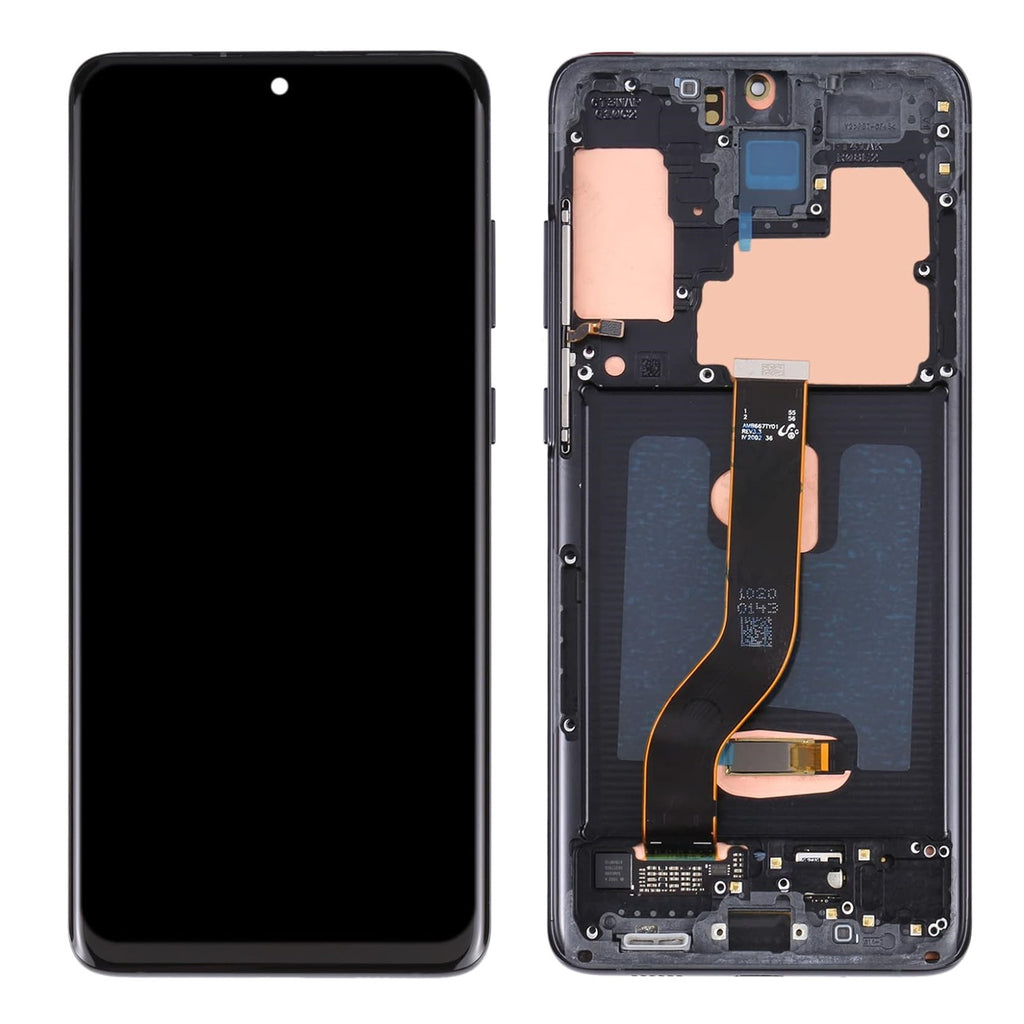 AMOLED Display Assembly With Frame for Samsung Galaxy S20 Plus