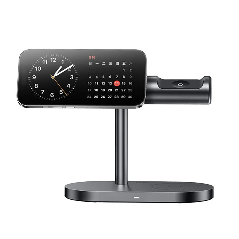 Qi2 3 In 1 Aluminum Alloy Wireless Charging Stand