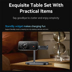 Qi2 3 In 1 Aluminum Alloy Wireless Charging Stand